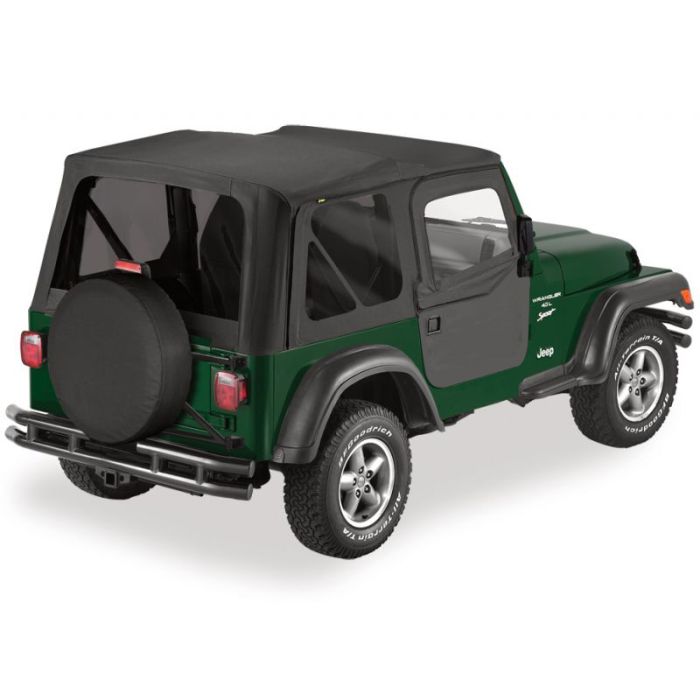 SUPERTOP NX 97-06 TJ W/2 PC DOORS BLK DIAMOND  KIT