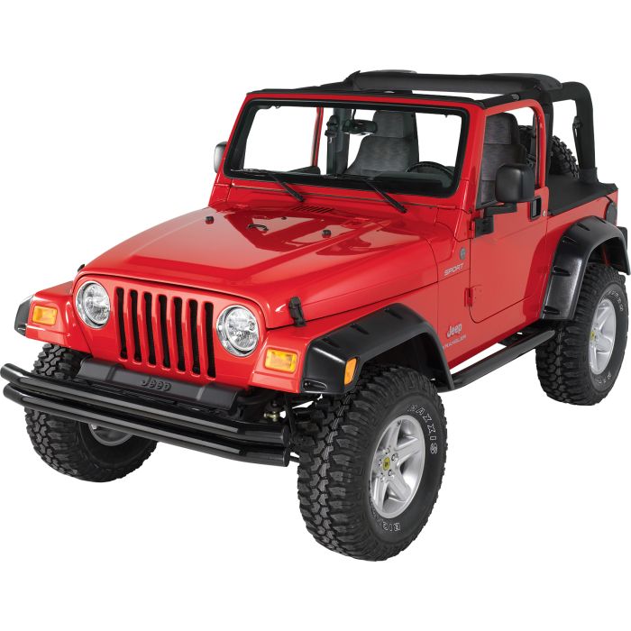 BUMPER 2 TUBE 97+ TJ GLOSS BLACK        377-121