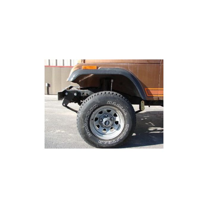 Mountain Off-Road  Stubby Shackle Reversal Kit with Weld In Shackle Mount for 76-86 Jeep CJ-5, CJ-7 & CJ-8 Scrambler with 2.5" Wide Leaf Springs