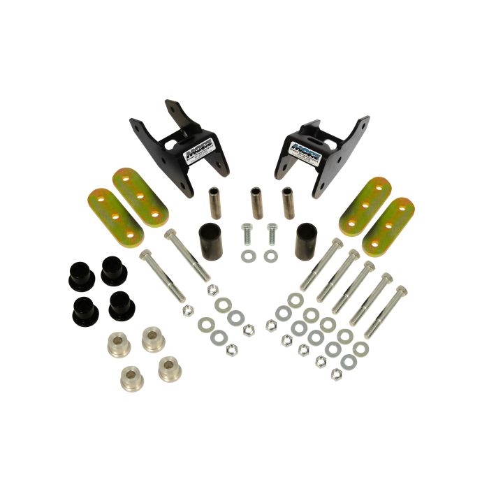Mountain Off-Road  Stubby Shackle Reversal Kit with Weld In Shackle Mount for 87-95 Jeep Wrangler YJ