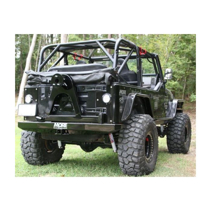MORE REAR BUMPER 76-86 CJ W/TIRE CARR