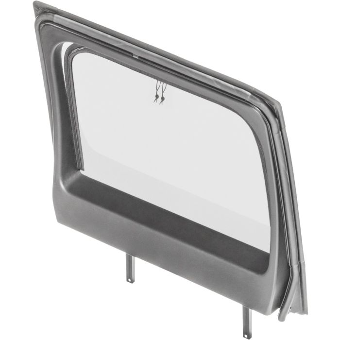 5SQ84SX9AB - UPPER DOOR WINDOW 07-10 JKU PASS-R BLK
