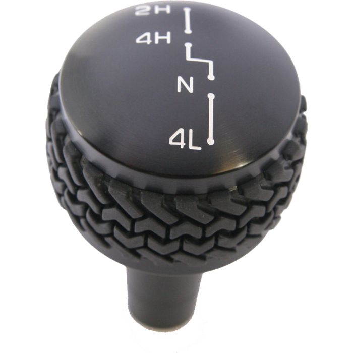 BLACK TRANSFER CASE SHIFT KNOB JK