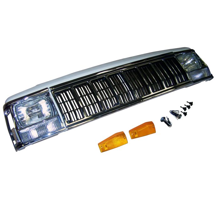 CHROME GRILL KIT FOR 91-96 CHEROKEE XJ