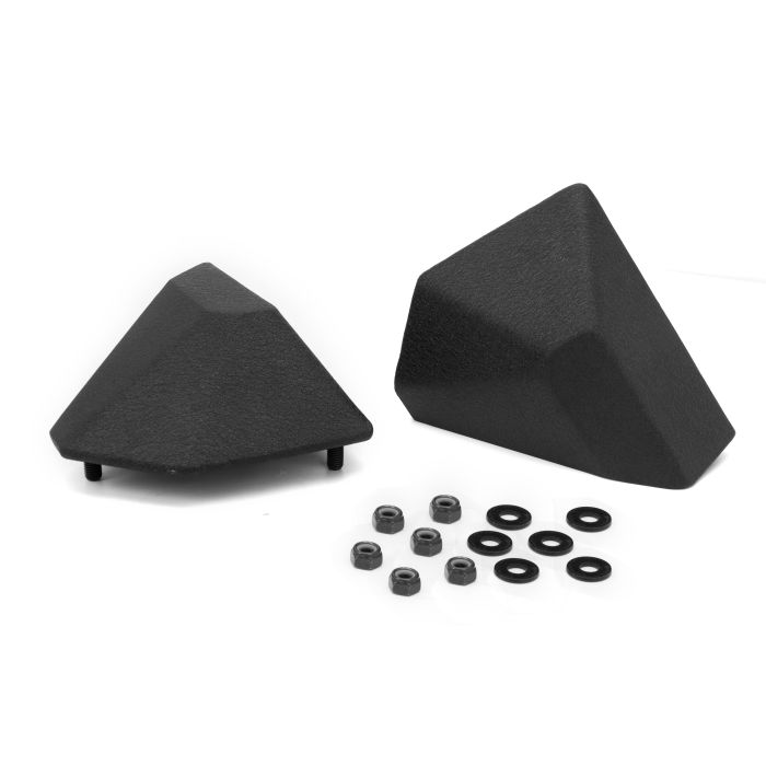 XHD STUBBY BUMPER ENDS TEXT BLK JK