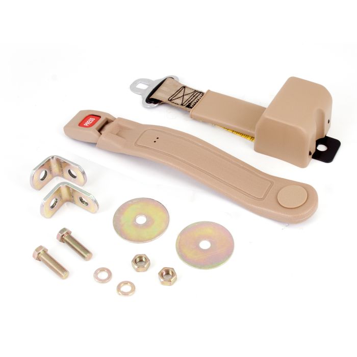 RETRACTABLE LAP SEAT BELT UNIVERS TAN
