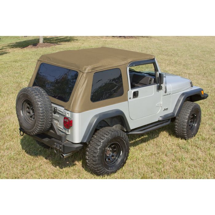 Rugged Ridge  XHD Bowless Soft Top for 97-06 Jeep Wrangler TJ