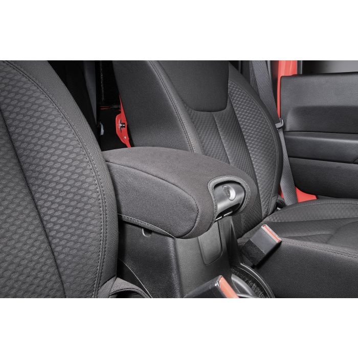Rugged Ridge 13108.01 Neoprene Arm Rest Pad Cover in Black for 11-18 Jeep Wrangler JK