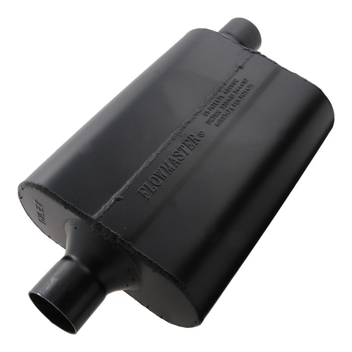 Flowmaster 942447 Super 44 Delta Flow Aluminized Steel Muffler for 87-95 Jeep Wrangler YJ, 84-98 Cherokee XJ & 93-98 Grand Cherokee ZJ