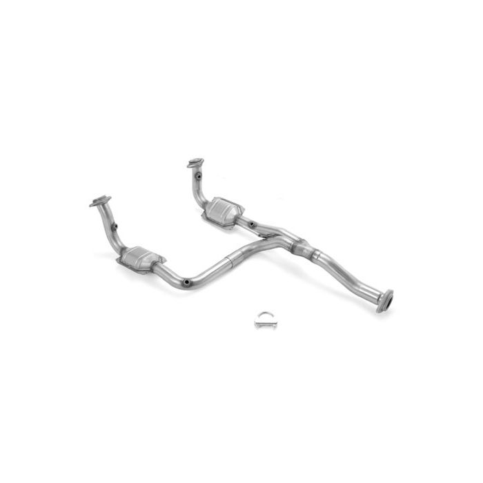 Magnaflow 23957 49 State Direct-Fit Front Y Pipe Catalytic Converter for 05-07 Jeep Liberty KJ 2WD with 3.7L