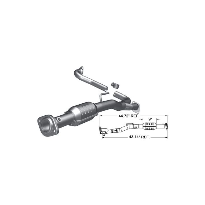 Magnaflow 49491 OE Grade Rear Catalytic Converter for 02-03 Jeep Liberty KJ with 3.7L