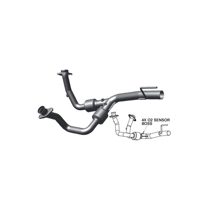 Magnaflow 49494 OE Grade Front Y Pipe for 99-01 Jeep Grand Cherokee WJ 4.7L