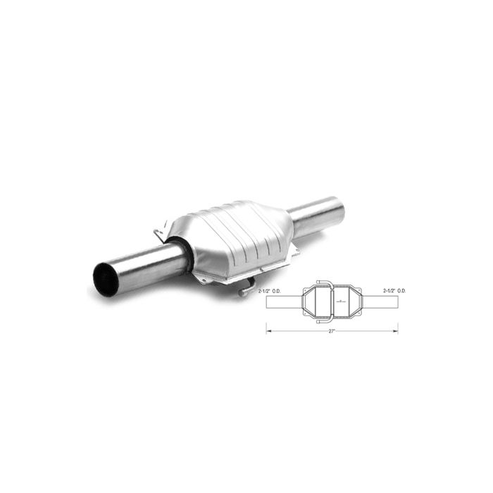 Magnaflow 93470 49 State Direct Fit Catalytic Converter for 79-91 Jeep CJ-5, CJ-7, Cherokee SJ, Wagoneer, Grand Wagoneer & J Series Truck 5.0/5.9L