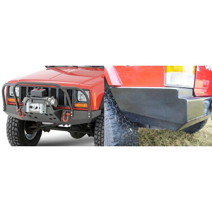 ROCKHARD FR BUMPER/RR BUMPER XJ         COMBO