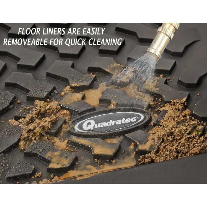 Quadratec  Ultimate All Weather Floor Liner Triple Combo  for 14-18 Jeep Wrangler Unlimited JK 4 Door