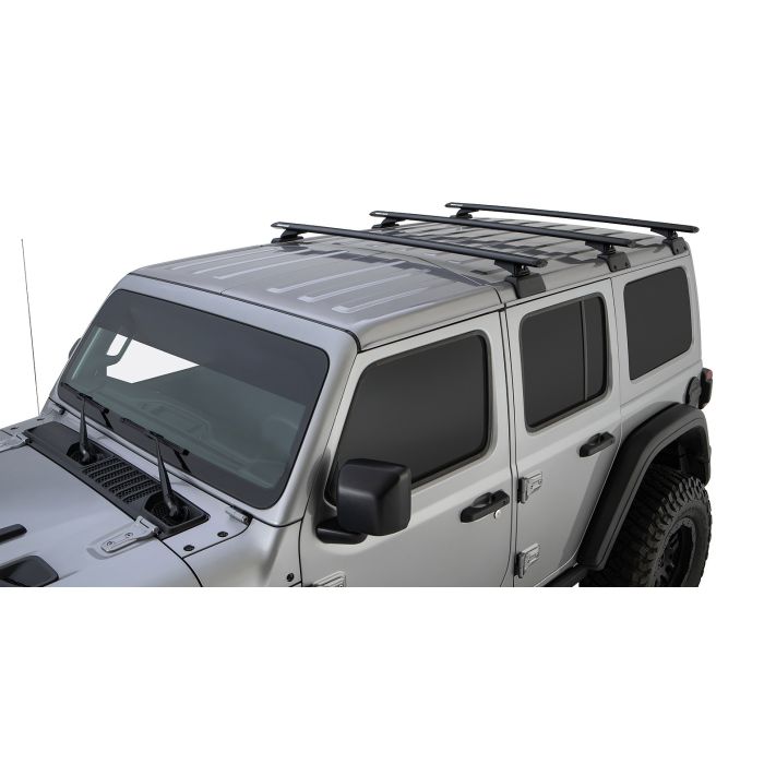 Rhino-Rack  Vortex 3-Bar Backbone Roof Rack for 18-20 Jeep Wrangler JL Unlimited with Hardtop
