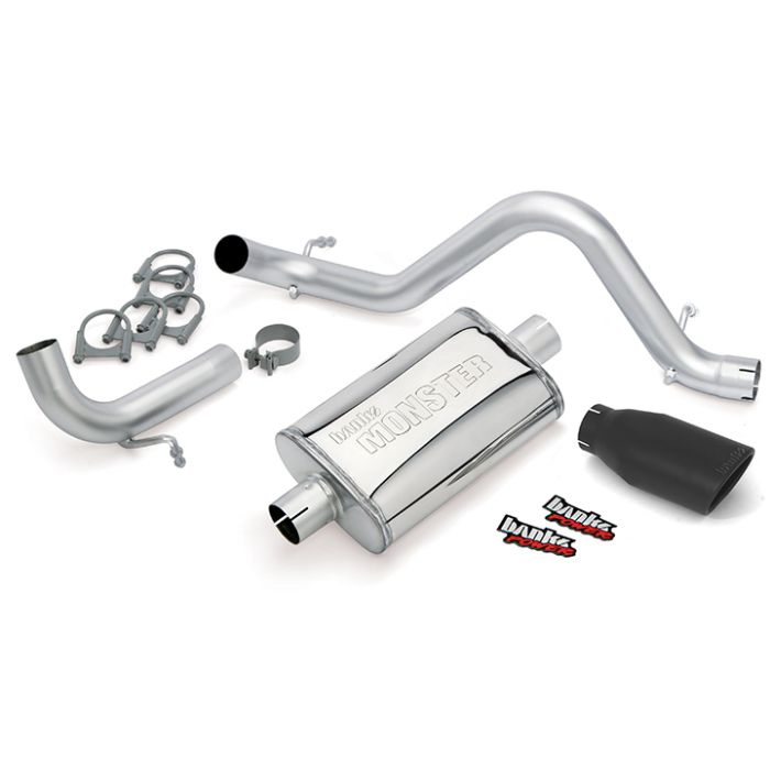 Gale Banks Engineering  Monster Exhaust for 12-18 Jeep Wrangler JK 2 Door with 3.6L
