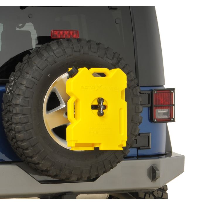 RotopaX  2 Gallon Yellow Diesel Interlocking Fuel Can 
