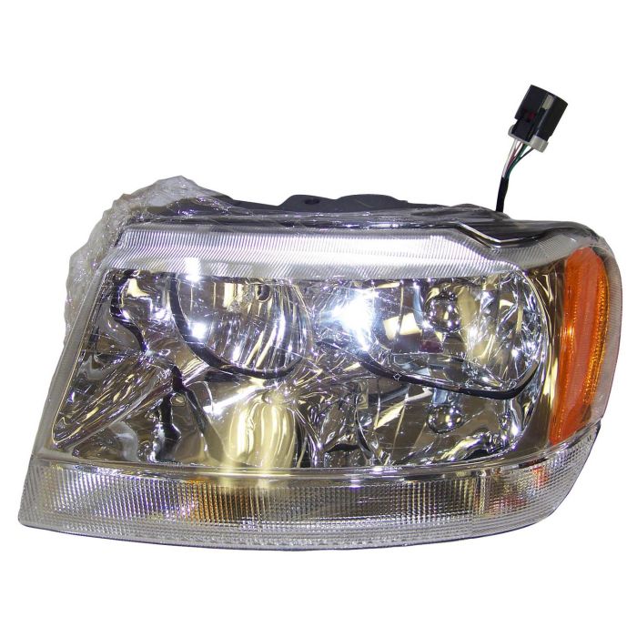 Crown Automotive  Head Lamp Assembly for 99-04 Jeep Grand Cherokee WJ Limited Models