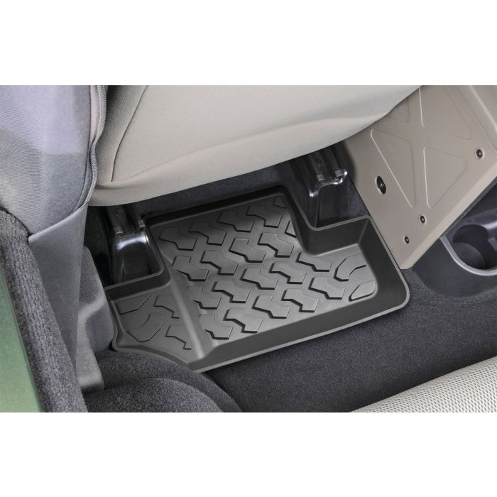 Quadratec  Ultimate All Weather Front & Rear Floor Liners for 07-13 Jeep Wrangler JK 2 Door