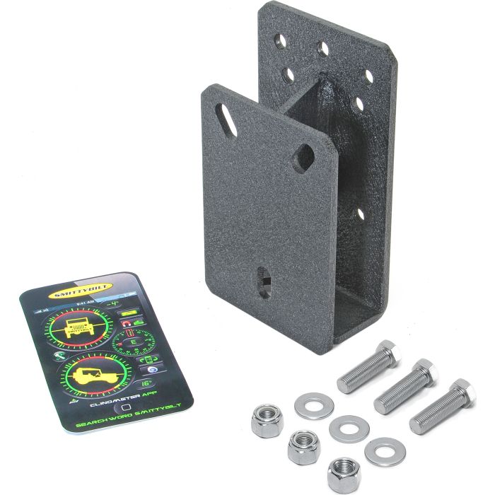 Smittybilt 3721 Spare Tire Relocation Bracket for 76-18 Jeep CJ, Wrangler YJ, TJ, & JK
