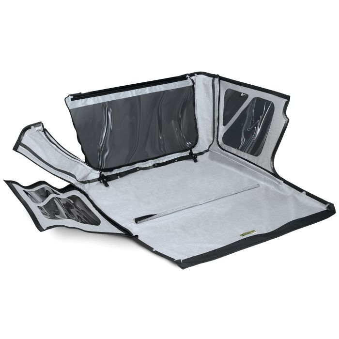 QuadraTop  Replacement Soft Top with Upper Doors & Tinted Rear Windows  for 97-06 Jeep Wrangler TJ