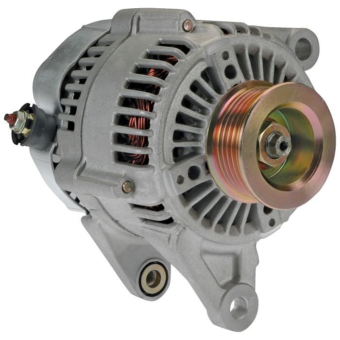 Quadratec  117 Amp Alternator for 2000 Jeep Wrangler TJ with 4.0L 6cyl