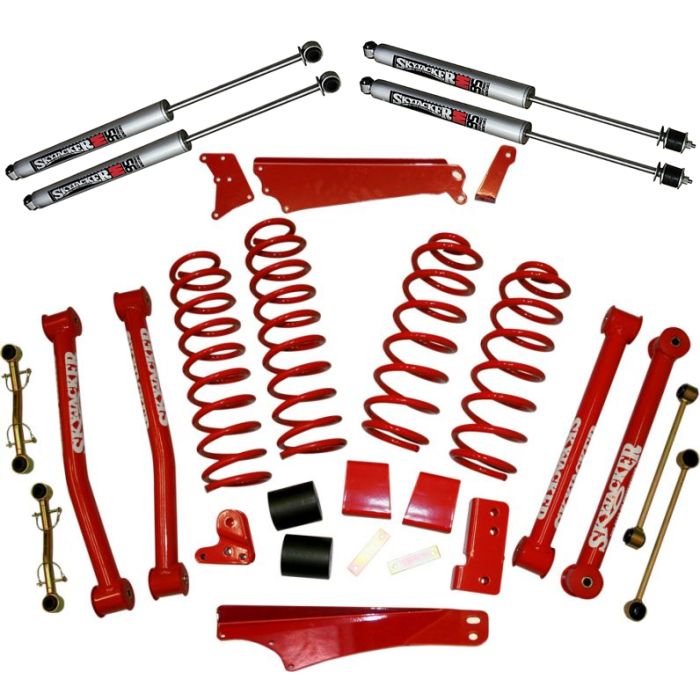 SKJ 4IN M95 KIT 07-UP JKU CLASSIC RED   JK401KCR-M