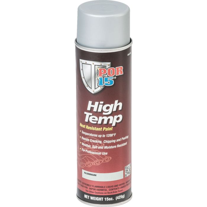 Por-15 44318 High Temperature Coating in Brilliant Aluminum 