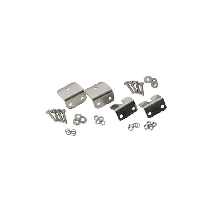 Kentrol 30667 Stainless Steel Strut Rod Mounting Brackets for 72-86 Jeep CJ-5, CJ-7 & CJ-8 Scrambler with with Fiberglass Body and Grill