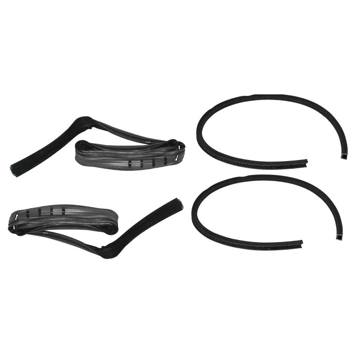 Fairchild Industries KD1010A Window Channel Kit for 76-95 Jeep CJ-7, Scrambler & Wrangler YJ with Movable Vent 