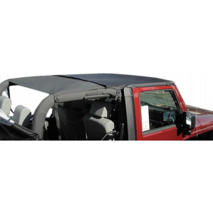 Rampage Products 94835 Combo Brief Topper in Black Diamond for 10-12 Jeep Wrangler JK 2 Door