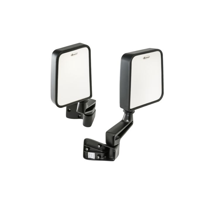 Quadratec  88-02 Style Replacement Mirror Kit for 87-18 Jeep Wrangler YJ, TJ, TJ Unlimited, JK & JK Unlimited Tube Doors