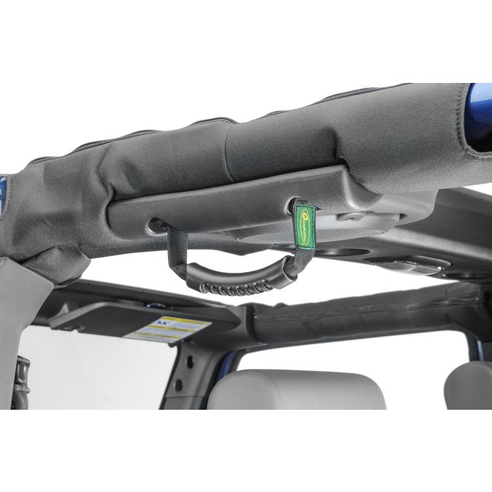 Quadratec  "A" Pillar, Sport Bar or Headrest 3-in-one Grab Handles for 07-18 Jeep Wrangler JK