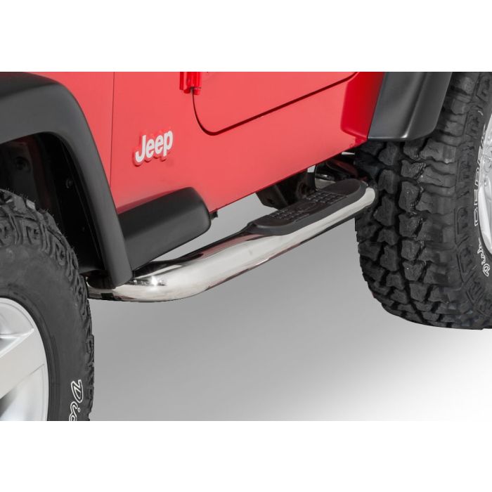 QR3 SIDE STEPS YJ/TJ STAINLESS