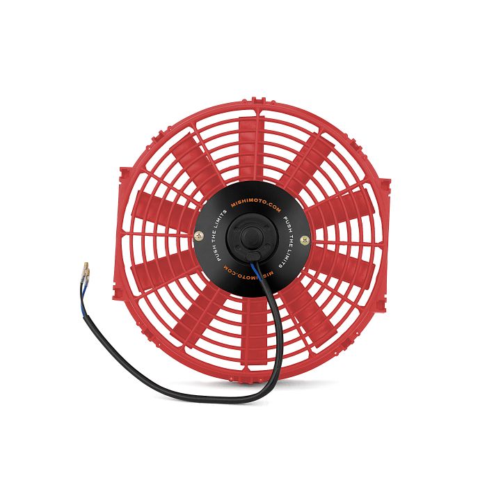 MSH 12IN ELECTRIC FAN 12V RED