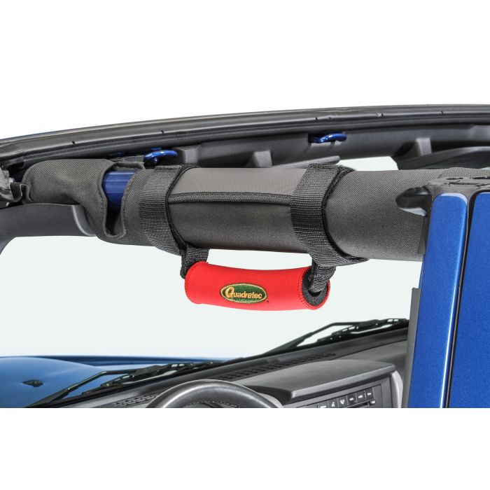 Quadratec  Logo Neoprene Wrapped Deluxe Grab Handles 