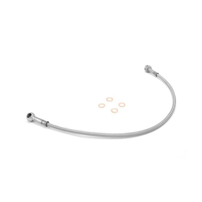 RR SS BRAIDED BRAKE HOSE 76-81 CJ