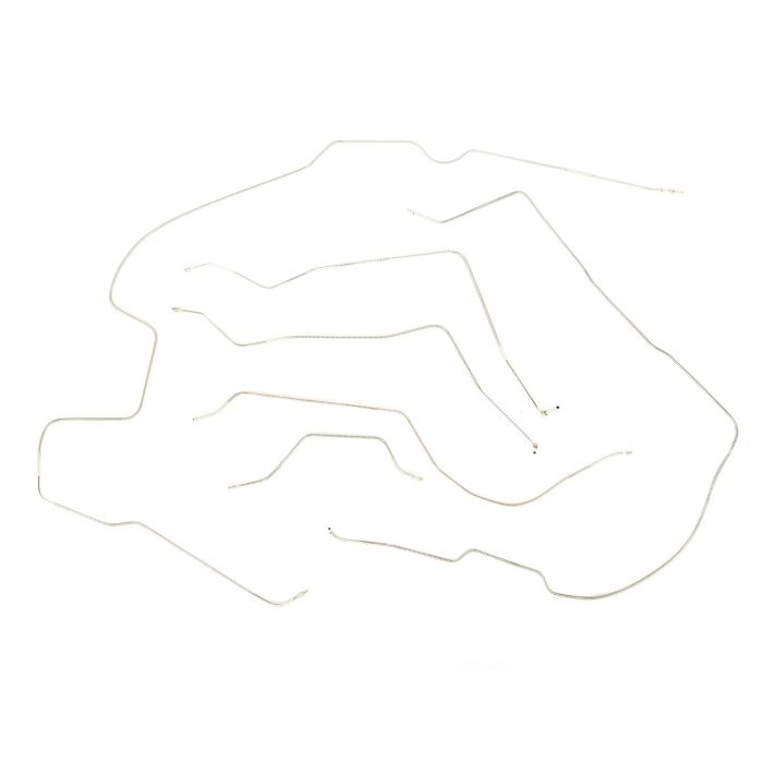 OMIX 16737.45 Steel Brake Line Set for 81-86 Jeep CJ-7 with Power Disc Brakes