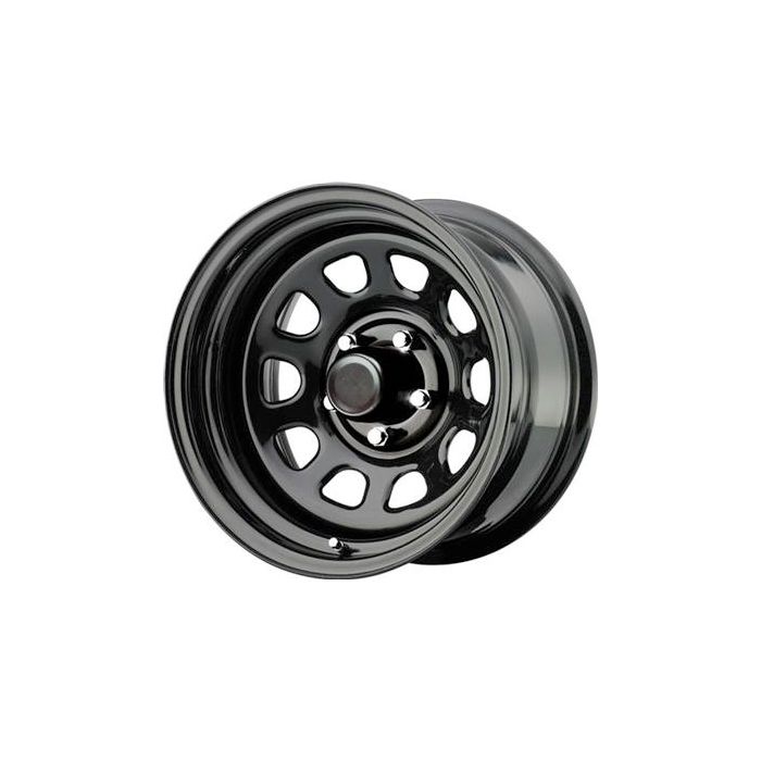 Pro Comp  D Window Series 51 1-Piece Gloss Black Steel for Jeep Vehicles with 5x4.5 Bolt Patterns