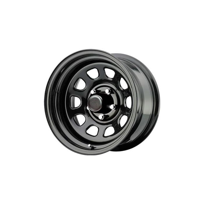 Pro Comp  D Window Series 51 1-Piece Gloss Black Steel for Jeep Vehicles with 5x4.5 Bolt Patterns