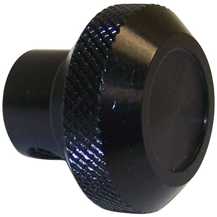 BLACK ALUMINUM DASH KNOB 76-86 CJ