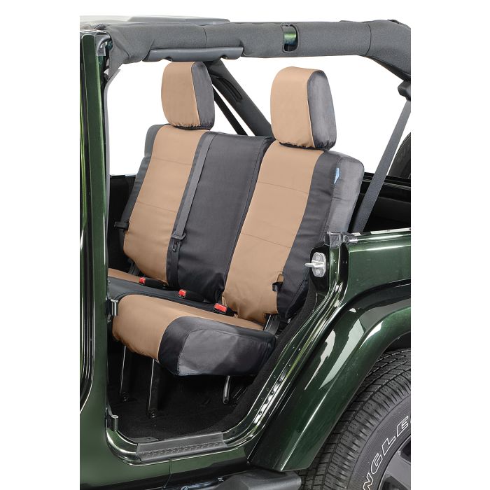 Coverking  Rear Ballistic Nylon Seat Covers for 11-12 Jeep Wrangler JK 2 Door