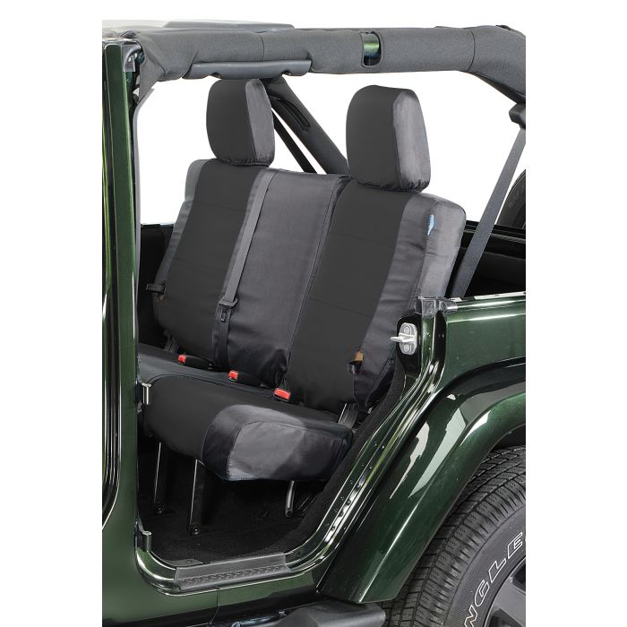 Coverking  Rear Ballistic Nylon Seat Covers for 11-12 Jeep Wrangler JK 2 Door