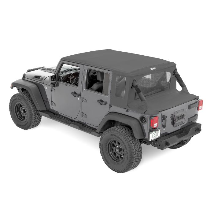 Halftop Soft Top - '07-18 Wrangler JK 4-Door (Black Diamond)