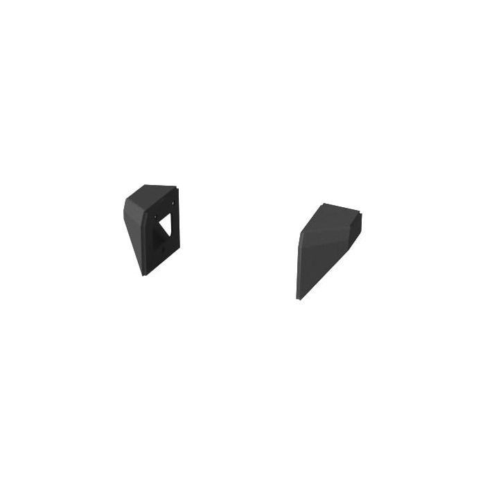 Rugged Ridge  Front Bumper Stubby End Caps for 07-18 Jeep Wrangler JK with Rugged Ridge Modular Bumper System