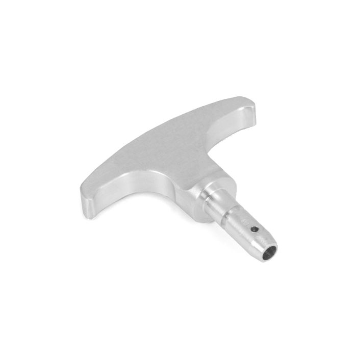 Rugged Ridge 11430.08 Brushed Billet Aluminum Automatic Transmission Dipstick Handle for 97-11 Jeep Wrangler TJ & JK with Automatic Transmission