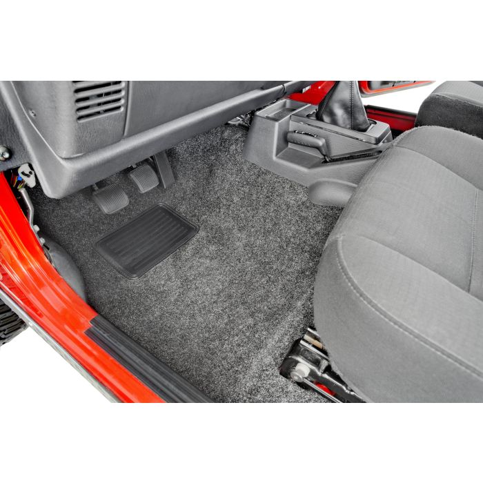 Bedrug  Premium Carpeted Front Floor Covering for 97-06 Jeep Wrangler TJ & Unlimited