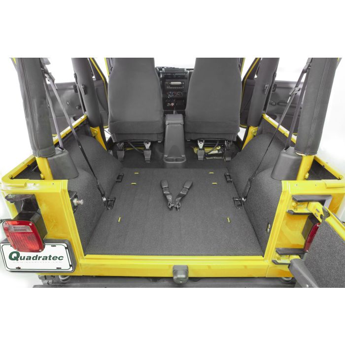 Bedrug BTTJ97R BedTred Premium Molded Rear Floor Covering without Cutouts for 97-06 Jeep Wrangler TJ
