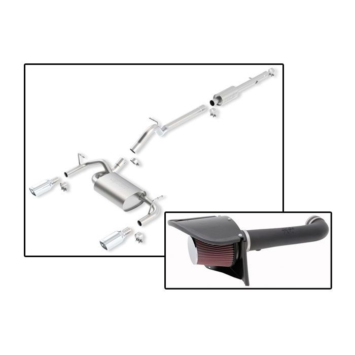 BORLA/K&N COMBO 12-13 JK 4DR DUAL OUT   KIT